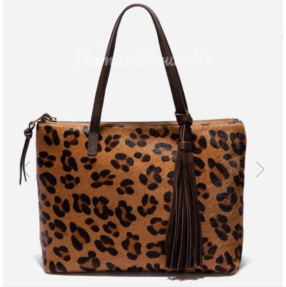 Johnny Was Handbags - $428 NWT Johhny Was Leopard Zip Tippi